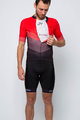 HOLOKOLO Tricoul și pantaloni scurți de ciclism - NEW NEUTRAL - negru/roșu