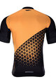 HOLOKOLO Tricou de ciclism cu mânecă scurtă - DUSK - portocaliu/negru