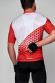 HOLOKOLO Tricoul și pantaloni scurți de ciclism - DUSK - roșu/negru/alb