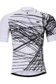 HOLOKOLO Tricou de ciclism cu mânecă scurtă - CLASH - negru/alb