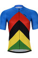 HOLOKOLO Tricou de ciclism cu mânecă scurtă - ULTRA - curcubeu/albastru