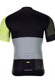 HOLOKOLO Tricoul și pantaloni scurți de ciclism - ENGRAVE - gri/verde/negru