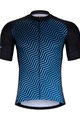 HOLOKOLO Tricou de ciclism cu mânecă scurtă - DAYBREAK - negru/albastru