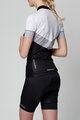 HOLOKOLO Tricoul și pantaloni scurți de ciclism - NEW NEUTRAL LADY - negru/alb