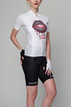 HOLOKOLO Tricoul și pantaloni scurți de ciclism - CASSIS LADY - multicolor/alb