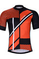 HOLOKOLO Tricoul și pantaloni scurți de ciclism - TRACE - portocaliu/negru