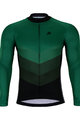 HOLOKOLO Tricou de ciclism cu mânecă lungă de vară - NEW NEUTRAL SUMMER - verde/negru