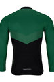 HOLOKOLO Tricou de ciclism cu mânecă lungă de vară - NEW NEUTRAL SUMMER - verde/negru