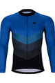 HOLOKOLO Tricou de ciclism cu mânecă lungă de vară - NEW NEUTRAL SUMMER - albastru/negru