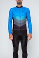 HOLOKOLO Tricou și pantaloni lungi de ciclism - NEW NEUTRAL SUMMER - albastru/negru