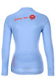 HOLOKOLO Tricou de ciclism cu mânecă lungă de vară - CASSIS LADY SMR - albastru deschis