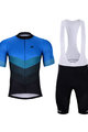 HOLOKOLO Tricoul și pantaloni scurți de ciclism - NEW NEUTRAL - albastru/negru