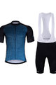 HOLOKOLO Tricoul și pantaloni scurți de ciclism - DAYBREAK - albastru/negru