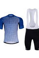 HOLOKOLO Tricoul și pantaloni scurți de ciclism - DAYBREAK - alb/albastru/negru
