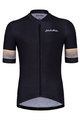 HOLOKOLO Tricou de ciclism cu mânecă scurtă - RAINBOW - negru