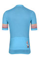 HOLOKOLO Tricou de ciclism cu mânecă scurtă - RAINBOW - albastru deschis