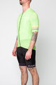 HOLOKOLO Tricou de ciclism cu mânecă scurtă - RAINBOW - verde