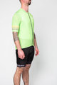 HOLOKOLO Tricou de ciclism cu mânecă scurtă - RAINBOW - verde