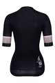 HOLOKOLO Tricou de ciclism cu mânecă scurtă - RAINBOW LADY - negru