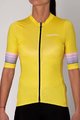 HOLOKOLO Tricou de ciclism cu mânecă scurtă - RAINBOW LADY - galben