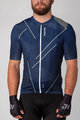 HOLOKOLO Tricoul și pantaloni scurți de ciclism - SPARKLE - negru/albastru