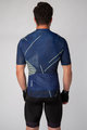 HOLOKOLO Tricoul și pantaloni scurți de ciclism - SPARKLE - negru/albastru