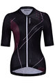 HOLOKOLO Tricou de ciclism cu mânecă scurtă - SPARKLE LADY - negru