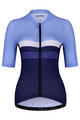 HOLOKOLO Tricou de ciclism cu mânecă scurtă - SPORTY LADY - albastru/albastru deschis