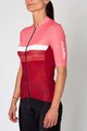 HOLOKOLO Tricou de ciclism cu mânecă scurtă - SPORTY LADY - roz/bordo