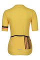 HOLOKOLO Tricoul și pantaloni scurți de ciclism - JOLLY ELITE LADY - galben/negru