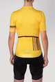HOLOKOLO Tricoul și pantaloni scurți de ciclism - JOLLY ELITE LADY - galben/negru