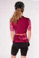 HOLOKOLO Tricoul și pantaloni scurți de ciclism - GLORIOUS ELITE LADY - negru/mov/roz