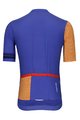 HOLOKOLO Tricou de ciclism cu mânecă scurtă - GREAT ELITE - portocaliu/albastru