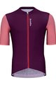 HOLOKOLO Tricoul și pantaloni scurți de ciclism - ENJOYABLE ELITE - negru/roz/mov