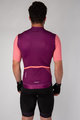 HOLOKOLO Tricoul și pantaloni scurți de ciclism - ENJOYABLE ELITE - negru/roz/mov