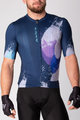 HOLOKOLO Tricoul și pantaloni scurți de ciclism - FABULOUS ELITE - negru/albastru