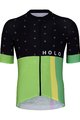 HOLOKOLO Tricoul și pantaloni scurți de ciclism - OPTIMISTIC ELITE - negru/verde