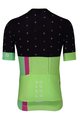 HOLOKOLO Tricou de ciclism cu mânecă scurtă - OPTIMISTIC ELITE - verde/negru