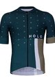 HOLOKOLO Tricoul și pantaloni scurți de ciclism - BRILLIANT ELITE - negru/albastru