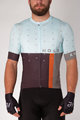 HOLOKOLO Tricou de ciclism cu mânecă scurtă - GRATEFUL ELITE - albastru deschis/negru