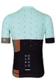 HOLOKOLO Tricoul și pantaloni scurți de ciclism - GRATEFUL ELITE - negru/albastru deschis