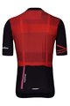HOLOKOLO Tricou de ciclism cu mânecă scurtă - AMOROUS ELITE - negru/roșu