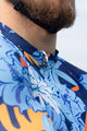 HOLOKOLO Tricou de ciclism cu mânecă scurtă - PASSIONATE ELITE - alb/portocaliu/albastru