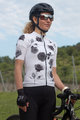 HOLOKOLO Tricou de ciclism cu mânecă scurtă - CALM ELITE LADY - alb/gri