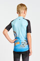 HOLOKOLO Tricou de ciclism cu mânecă scurtă - BIKERS KIDS - albastru/negru