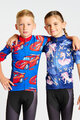 HOLOKOLO Tricou de ciclism cu mânecă scurtă - CARS KIDS - roșu/albastru