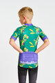 HOLOKOLO Tricou de ciclism cu mânecă scurtă - DINOSAURS KIDS - verde