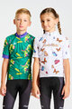 HOLOKOLO Tricou de ciclism cu mânecă scurtă - DINOSAURS KIDS - verde
