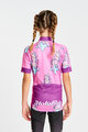 HOLOKOLO Tricou de ciclism cu mânecă scurtă - UNICORNS KIDS - roz/multicolor