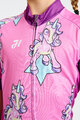 HOLOKOLO Tricou de ciclism cu mânecă scurtă - UNICORNS KIDS - roz/multicolor